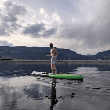 POP Board Co 11' Pop Up Stand Up Paddle Board - Green/Black - Good Wave Canada